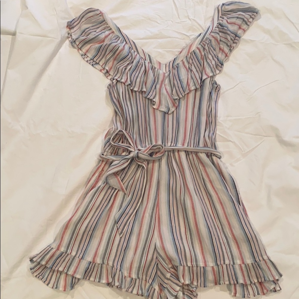 Short sleeve romper